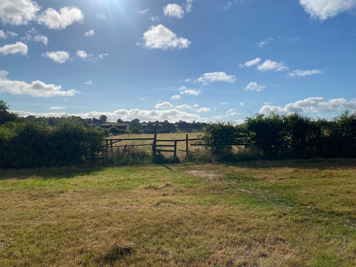 Open meadow and big skies on the doorstep of the Peak District